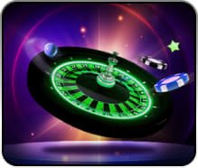 Roda roulette live dengan dealer memutar bola